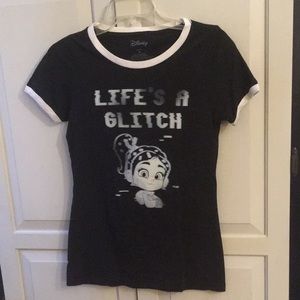 Hot Topic Disney Vanellope Ringer Tee Shirt